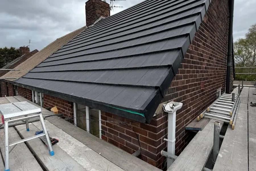 Storm-damaged roof rebuild (insurance job)